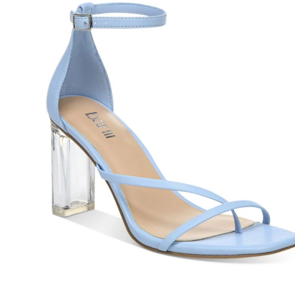 Bar III Womens Blakke Faux Leather Dressy Dress Sandals